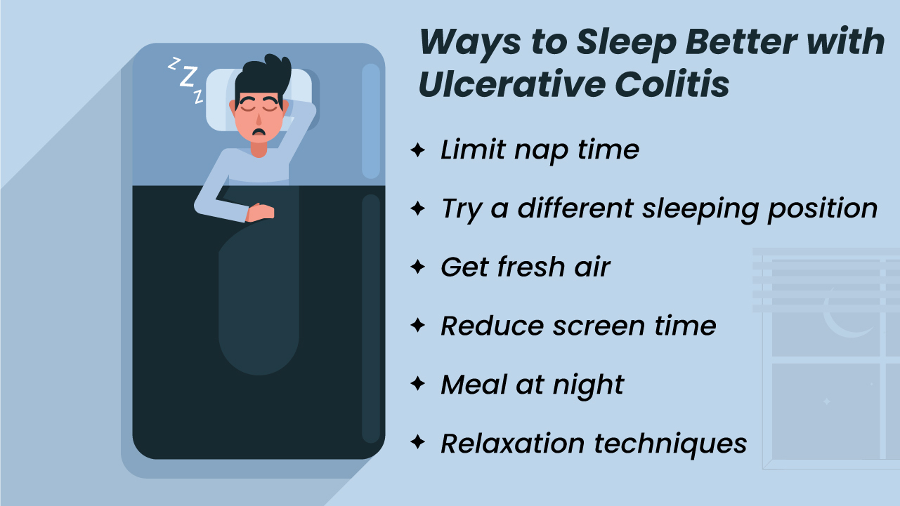 ways to sleep better in UC